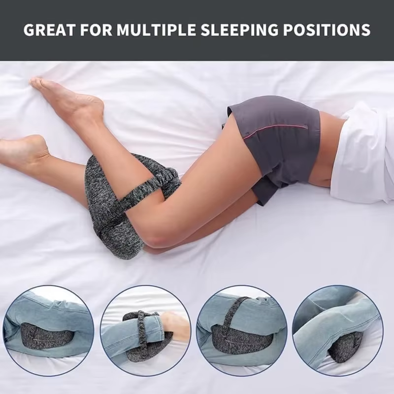 Memory Foam Leg Knee Foam Support Pillow Side Sleeper Sciatica Orthopedic Sciatica Back Hip Relief P...