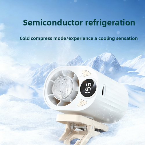Portable Clip On Fan with Ice Cooling